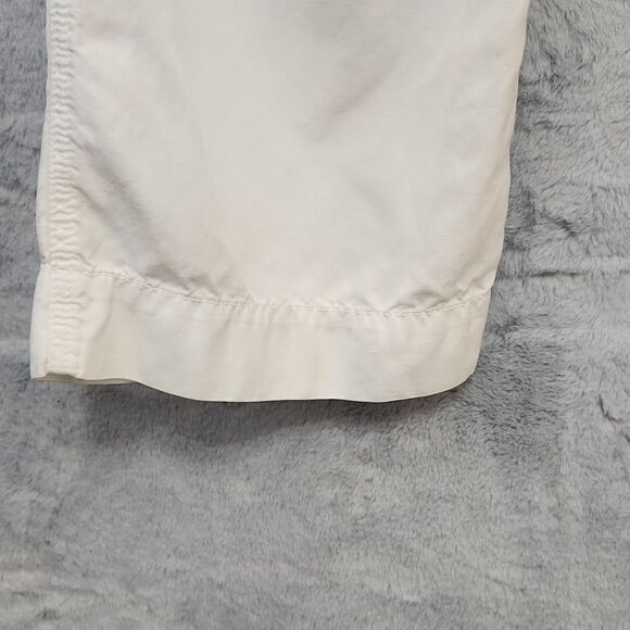 EXPRESS cotton linen blend white pants for women - Picture 6 of 11